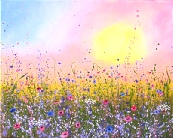Wild Flower Meadow Purple Hue